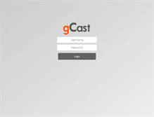 Tablet Screenshot of gcast.com.au